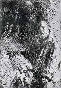 Anders Zorn Unknow work 125 Spain oil painting artist